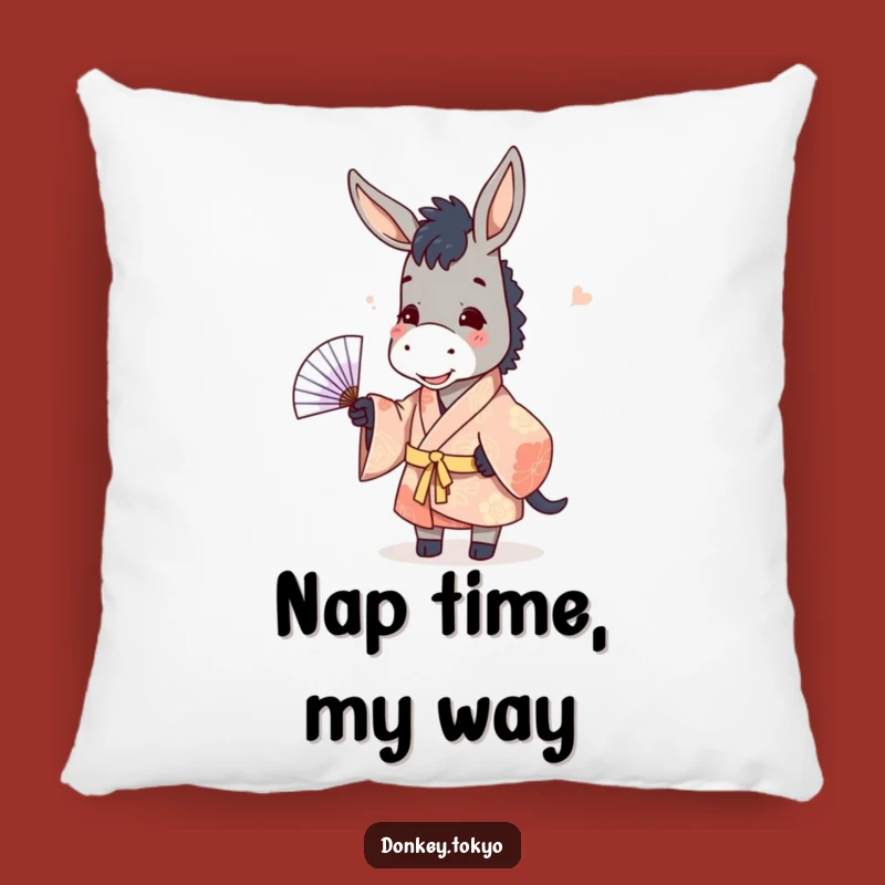 Funny Donkey Kimono Plush Pillow: Comfy & Hilarious Home Decor