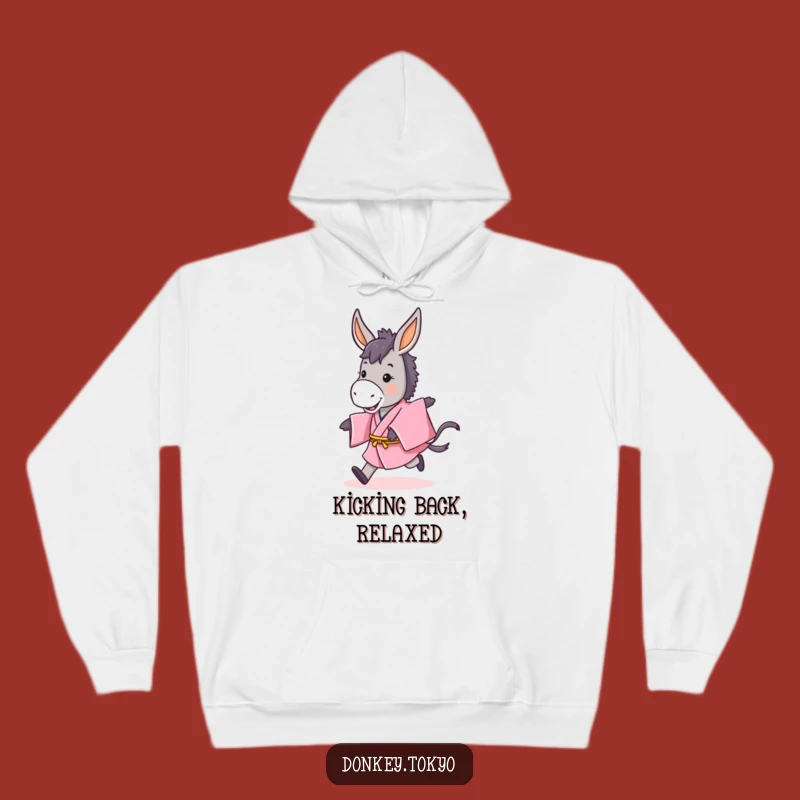 Cozy Funny Donkey Kimono Hoodie: Stay Warm and Spirited with Playful Design