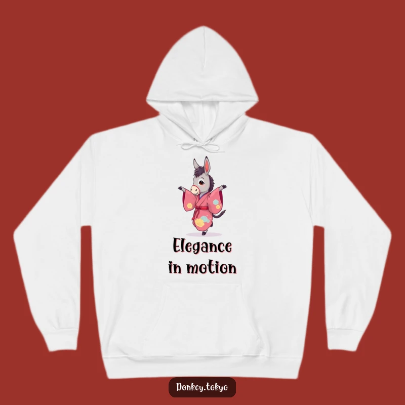 Funny Donkey Pirouette Hoodie: Cozy Dancer Gear, Ideal Humorous Gift