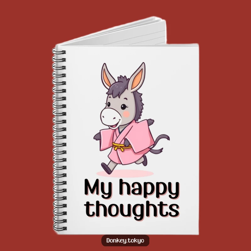 Funny Donkey Kimono Notebook: Jot Down Notes with Playful Hop Flair