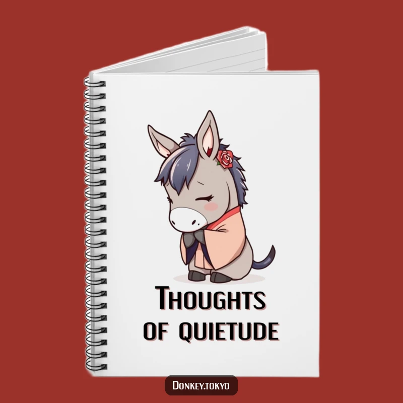 Serene Donkey Kimono Journal: Peaceful Notes & Calm Thoughts