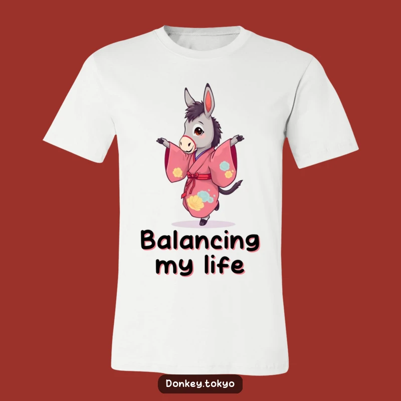 Funny Donkey Pirouette T-Shirt: Dance with Delight, Humorous Apparel